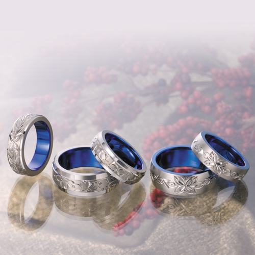 マーガレット(チタン手彫りシリーズ)